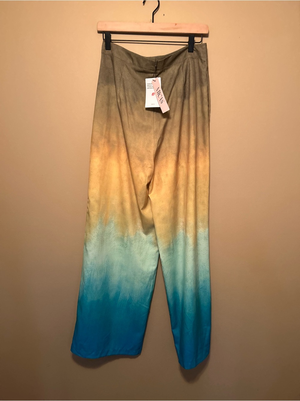Micas Ombre Two-Piece Set in Yellow, Teal & Blue - Picture 4 of 6